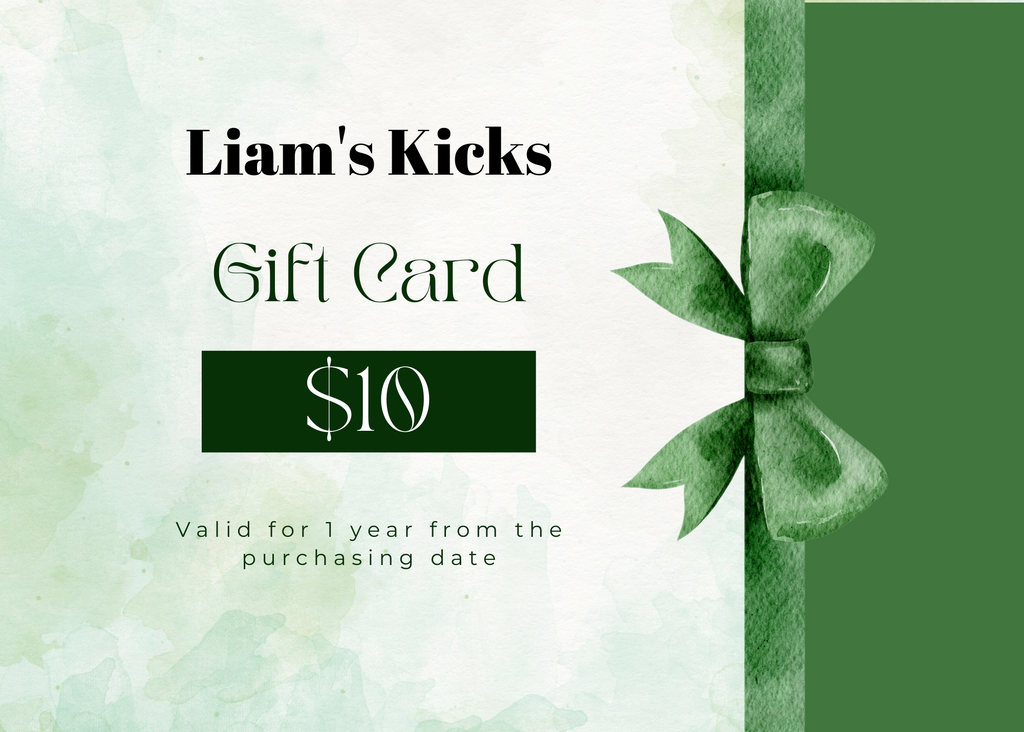 Liam's Kicks Gift Cards