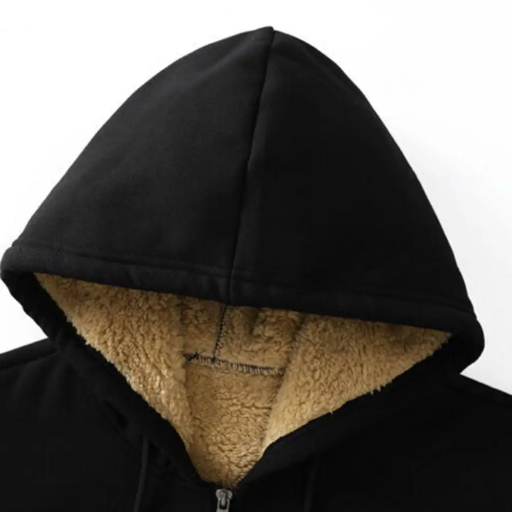 Unisex Wool Lined Hooded Jacket