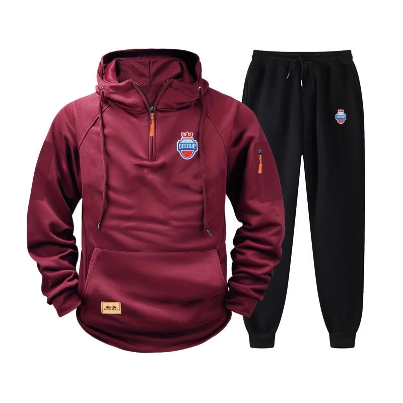 Men's Autumn-Winter Sports Hoodie+Pants