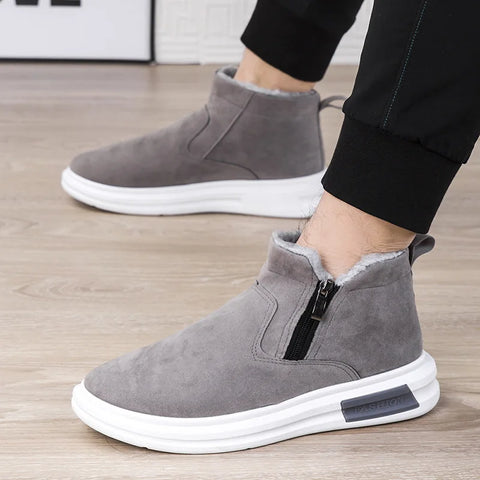 High Top Lined Casual Winter Footwear