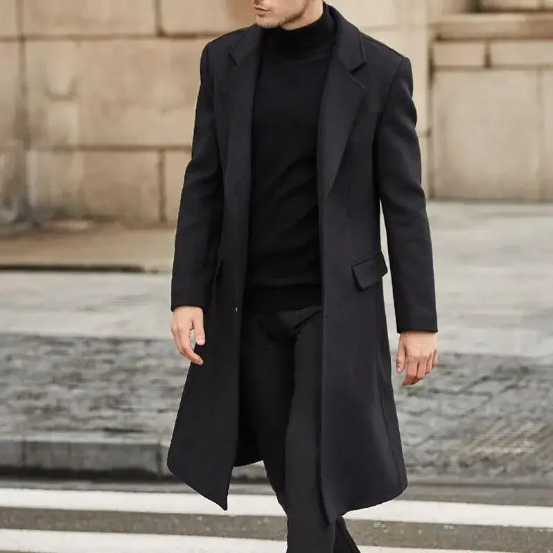 Classic Men's Wool Coat