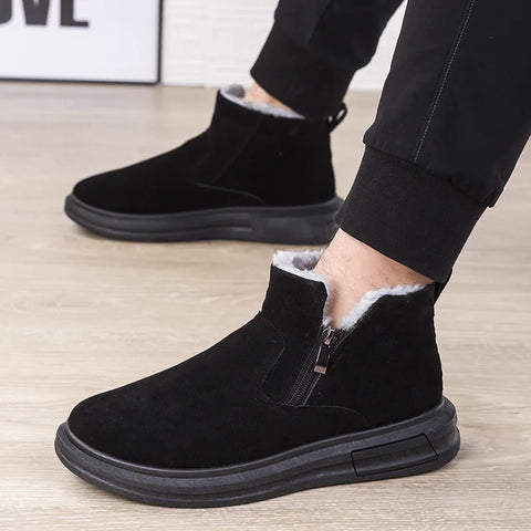 High Top Lined Casual Winter Footwear