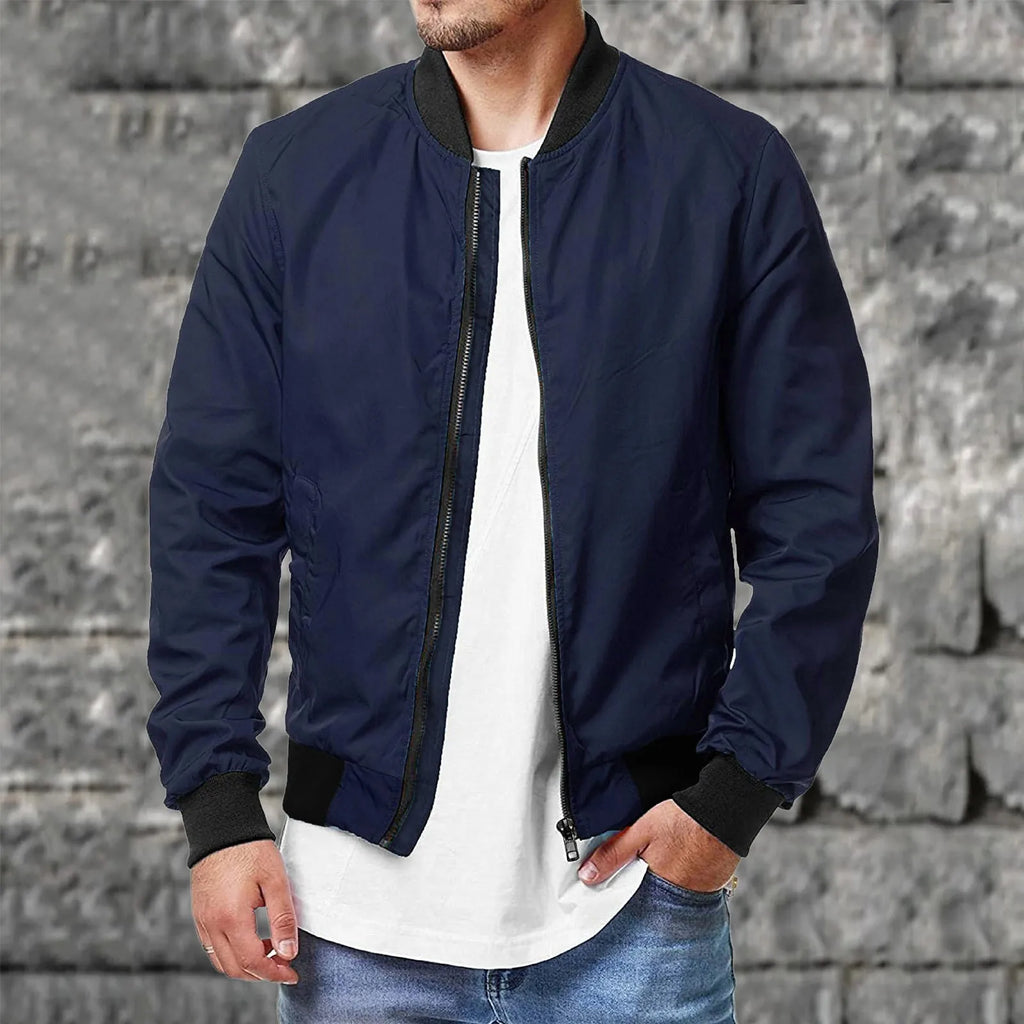 Large Size Men's Bomber Jacket