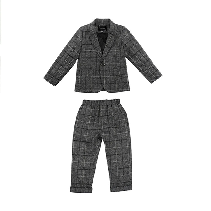 Boy's Plaid Suit