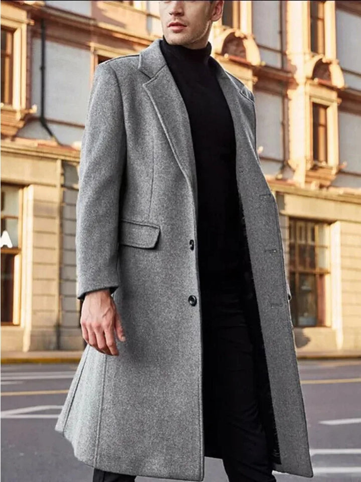 Classic Men's Wool Coat