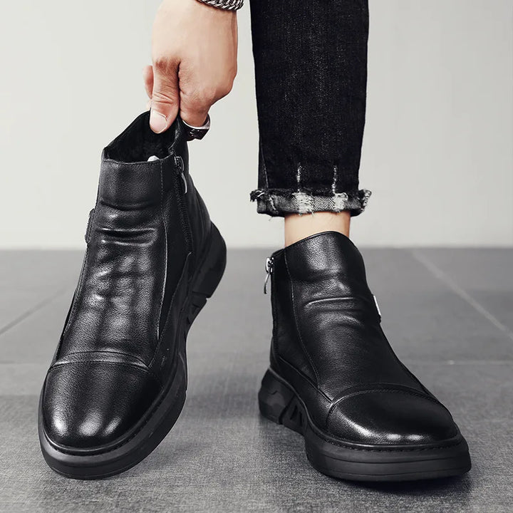 Low Cut Slip-on Ankle Boots