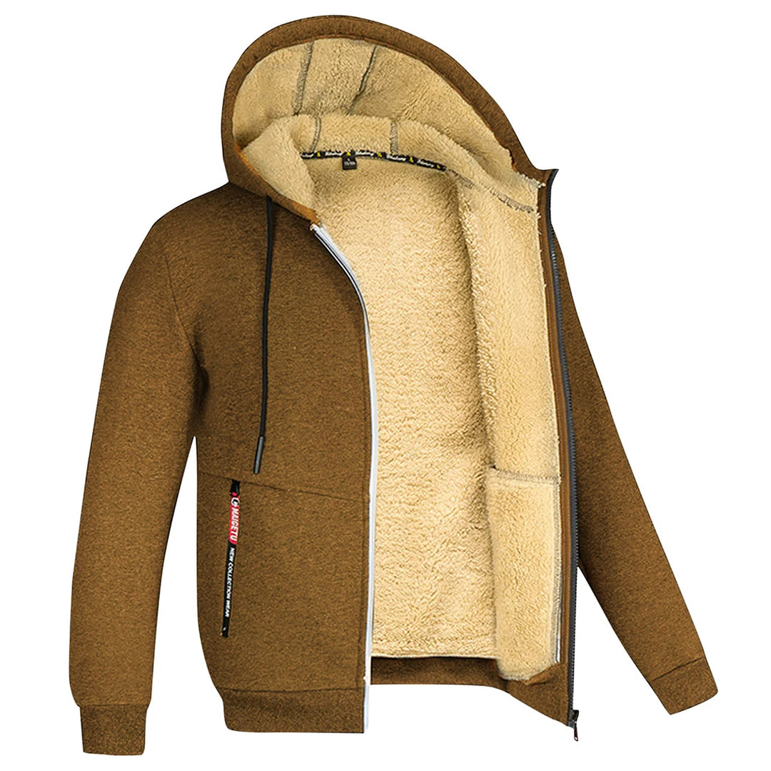 Unisex Wool Lined Hooded Jacket