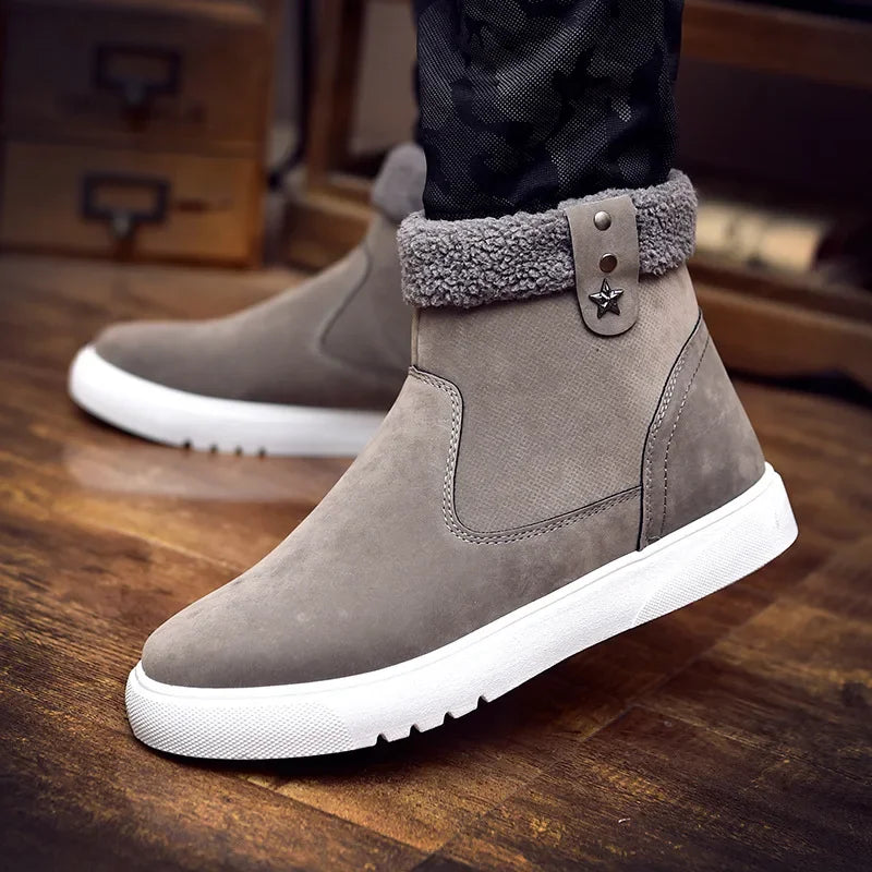 Men's High Top Leisure Snow Boots