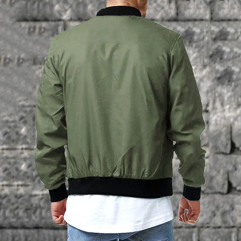 Large Size Men's Bomber Jacket