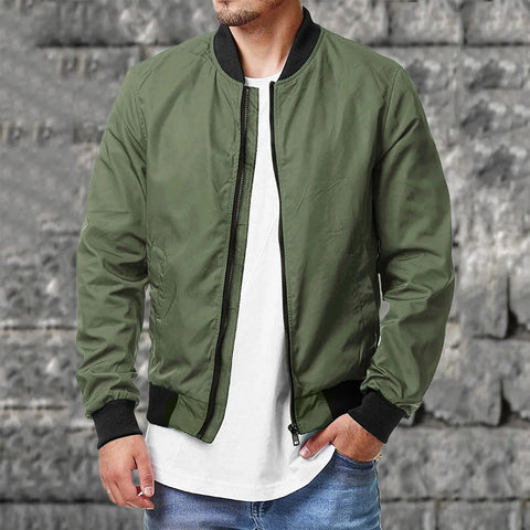 Large Size Men's Bomber Jacket