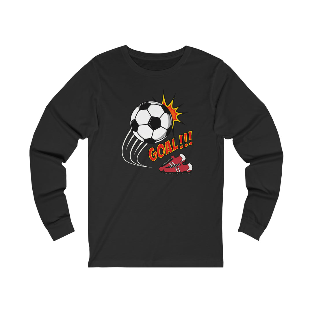 Soccer Goal Jersey Long Sleeve Tee