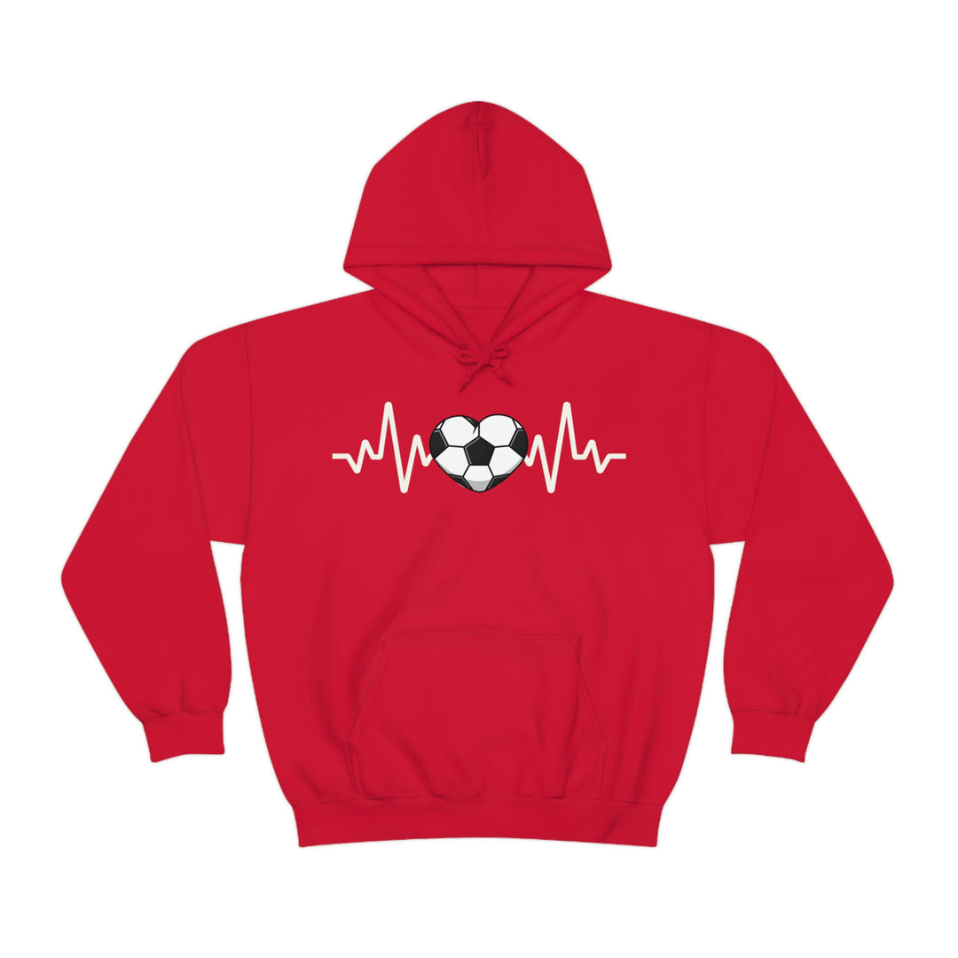 Heartbeat of Soccer Heavy Blend™ Hoodie