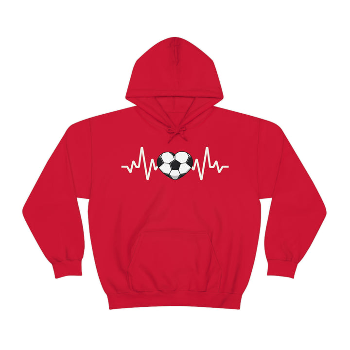 Heartbeat of Soccer Heavy Blend™ Hoodie