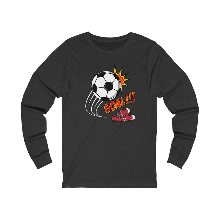 Soccer Goal Jersey Long Sleeve Tee