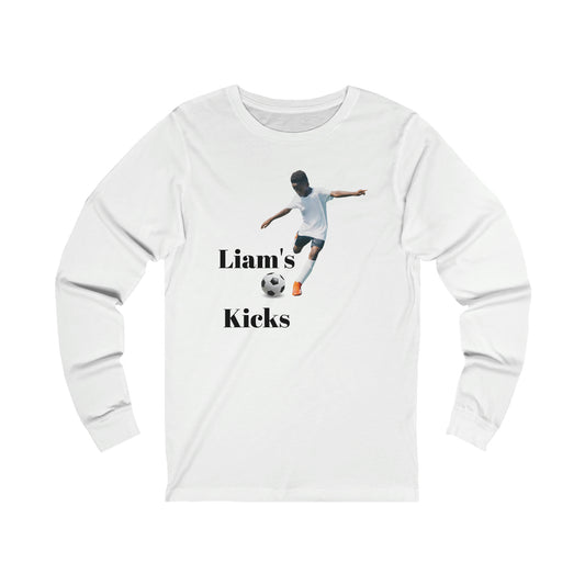 Liam's Kicks Jersey Long Sleeve Tee