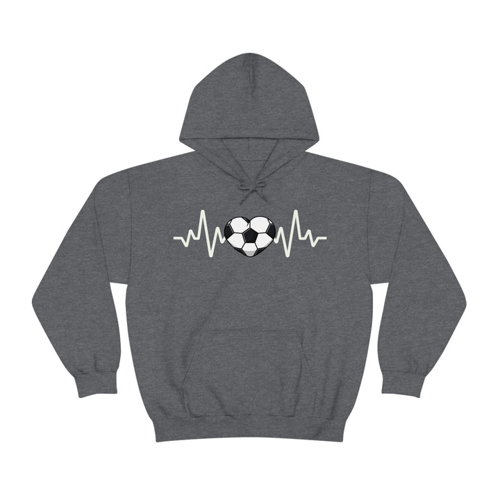 Heartbeat of Soccer Heavy Blend™ Hoodie