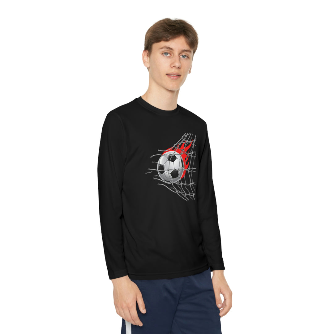 Hot Goal  Youth Long Sleeve Competitor Tee