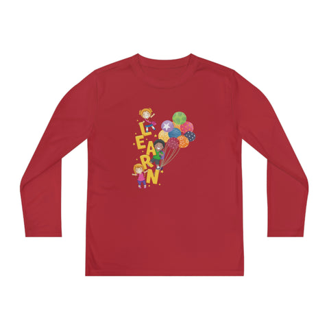 Happy Learner  Youth Long Sleeve Competitor Tee