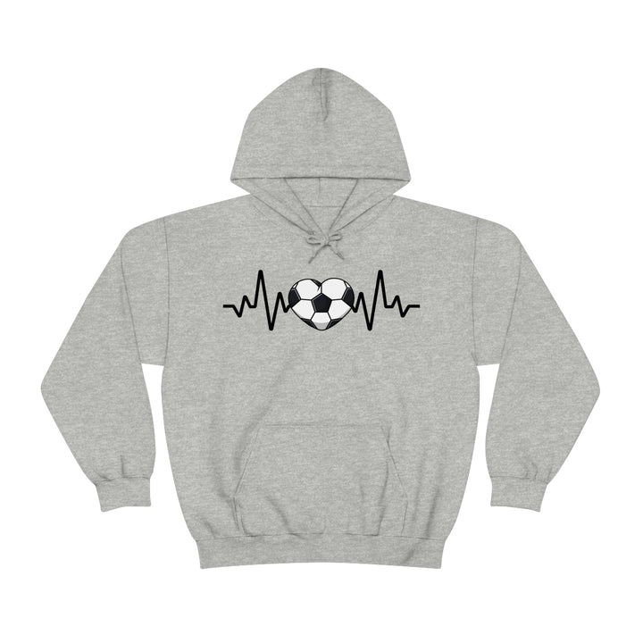 Heartbeat of Soccer Heavy Blend™ Hoodie