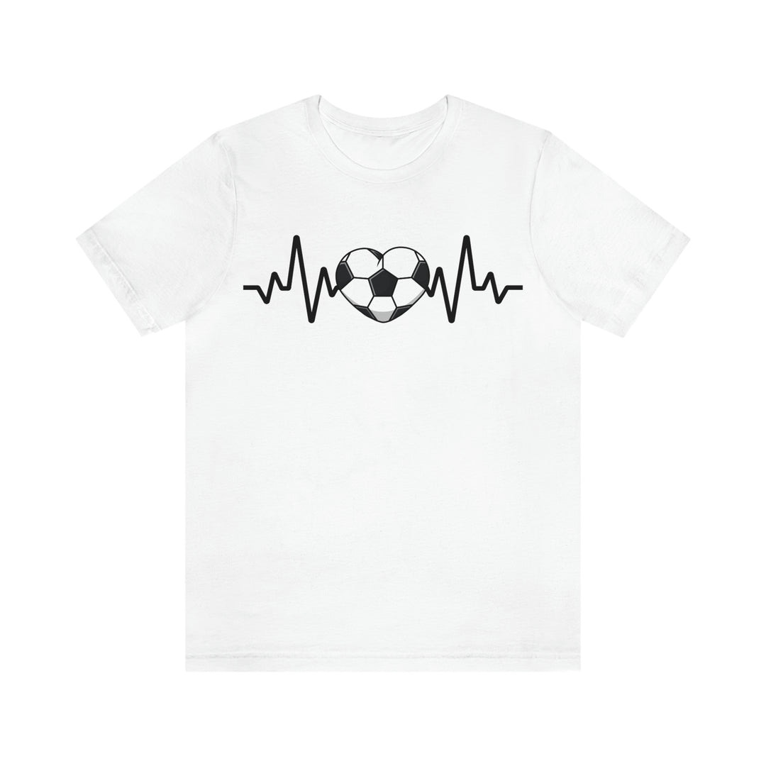 Heartbeat of Soccer Jersey Short Sleeve Tee