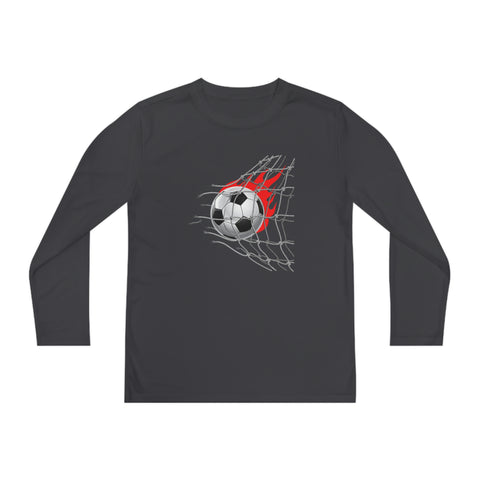 Hot Goal  Youth Long Sleeve Competitor Tee