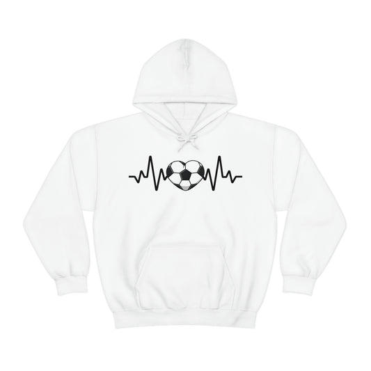 Heartbeat of Soccer Heavy Blend™ Hoodie