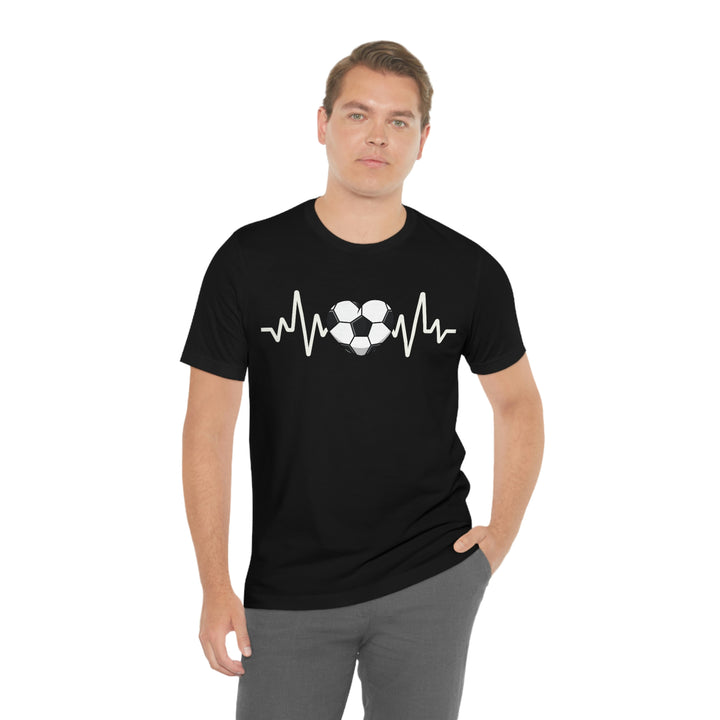 Heartbeat of Soccer Jersey Short Sleeve Tee