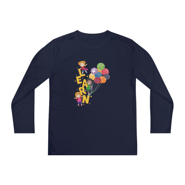 Happy Learner  Youth Long Sleeve Competitor Tee