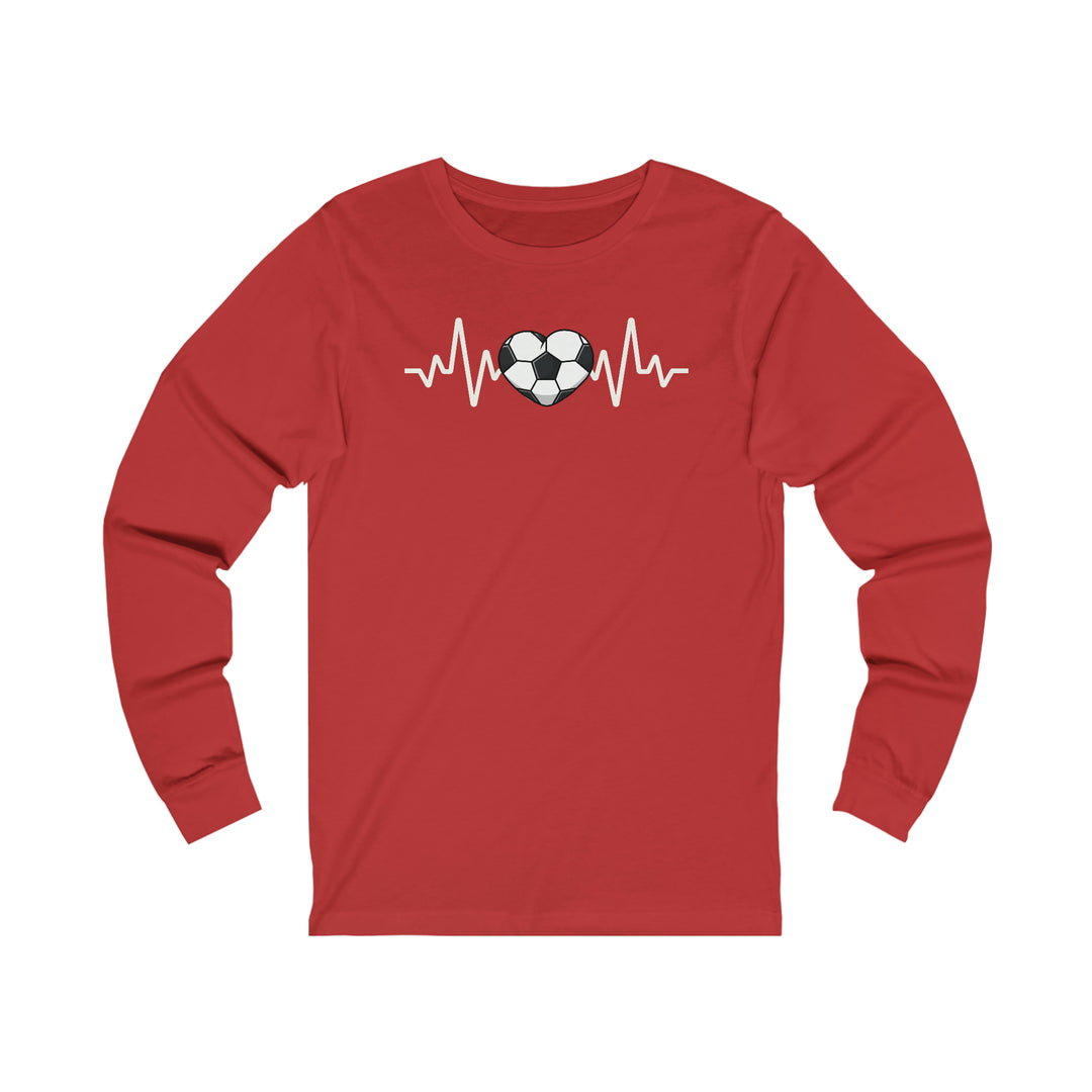 Heartbeat Of Soccer  Long Sleeve Tee