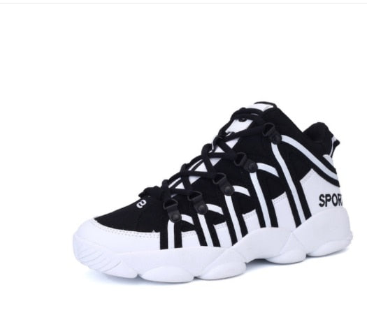 Mens Designer Lace Up Sneakers