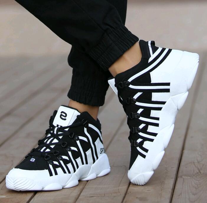 Mens Designer Lace Up Sneakers