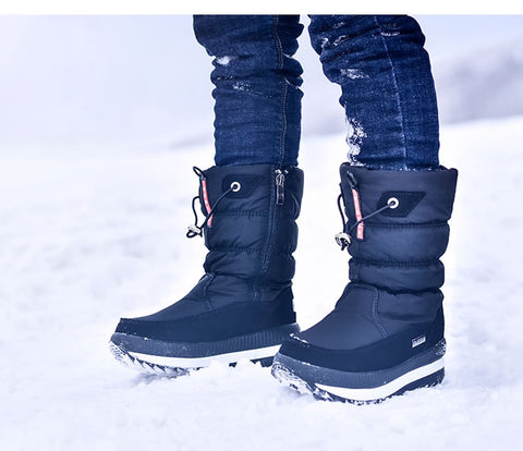 Women Winter Rubber Anti-slip Snow Boots