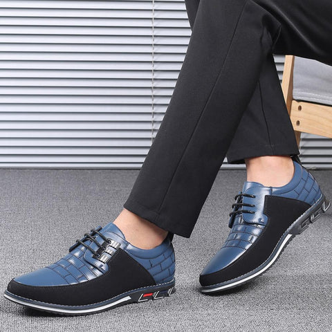 Brand Classic Lace-Up Casual Loafers