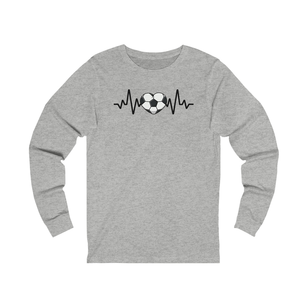 Heartbeat Of Soccer  Long Sleeve Tee