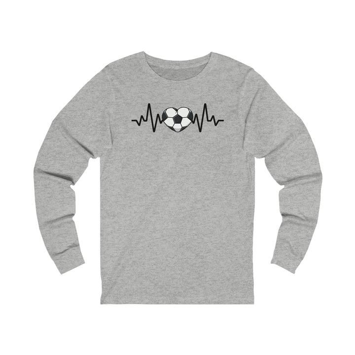 Heartbeat Of Soccer  Long Sleeve Tee