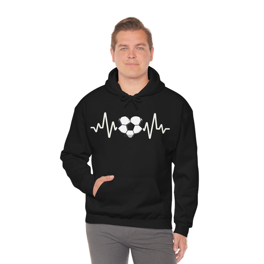 Heartbeat of Soccer Heavy Blend™ Hoodie