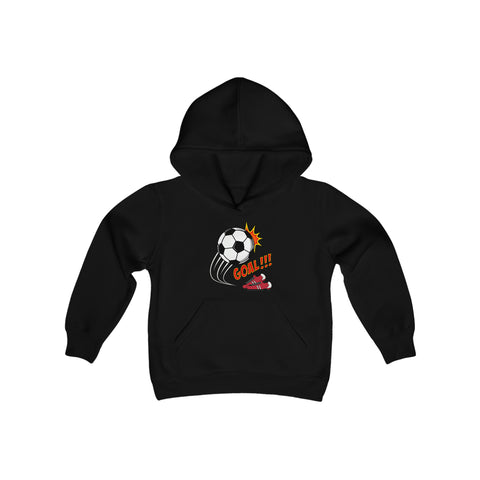 Soccer Goal Youth Heavy Blend Hooded Sweatshirt