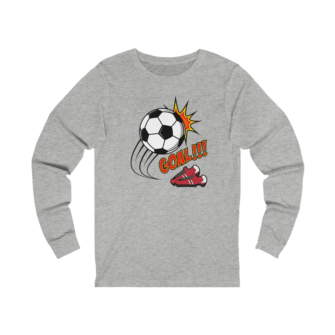 Soccer Goal Jersey Long Sleeve Tee