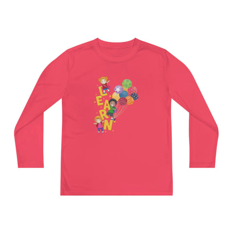 Happy Learner  Youth Long Sleeve Competitor Tee