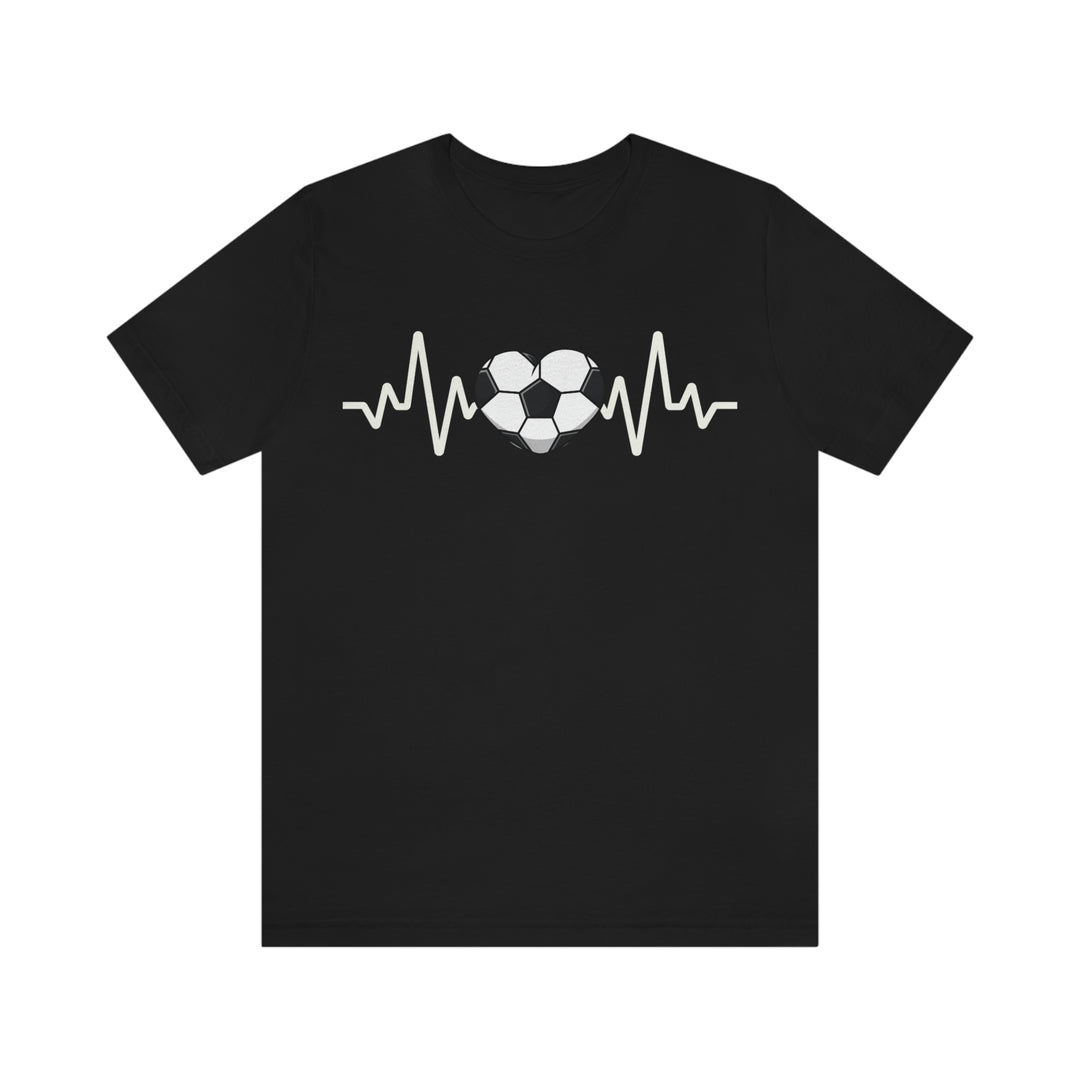 Heartbeat of Soccer Jersey Short Sleeve Tee