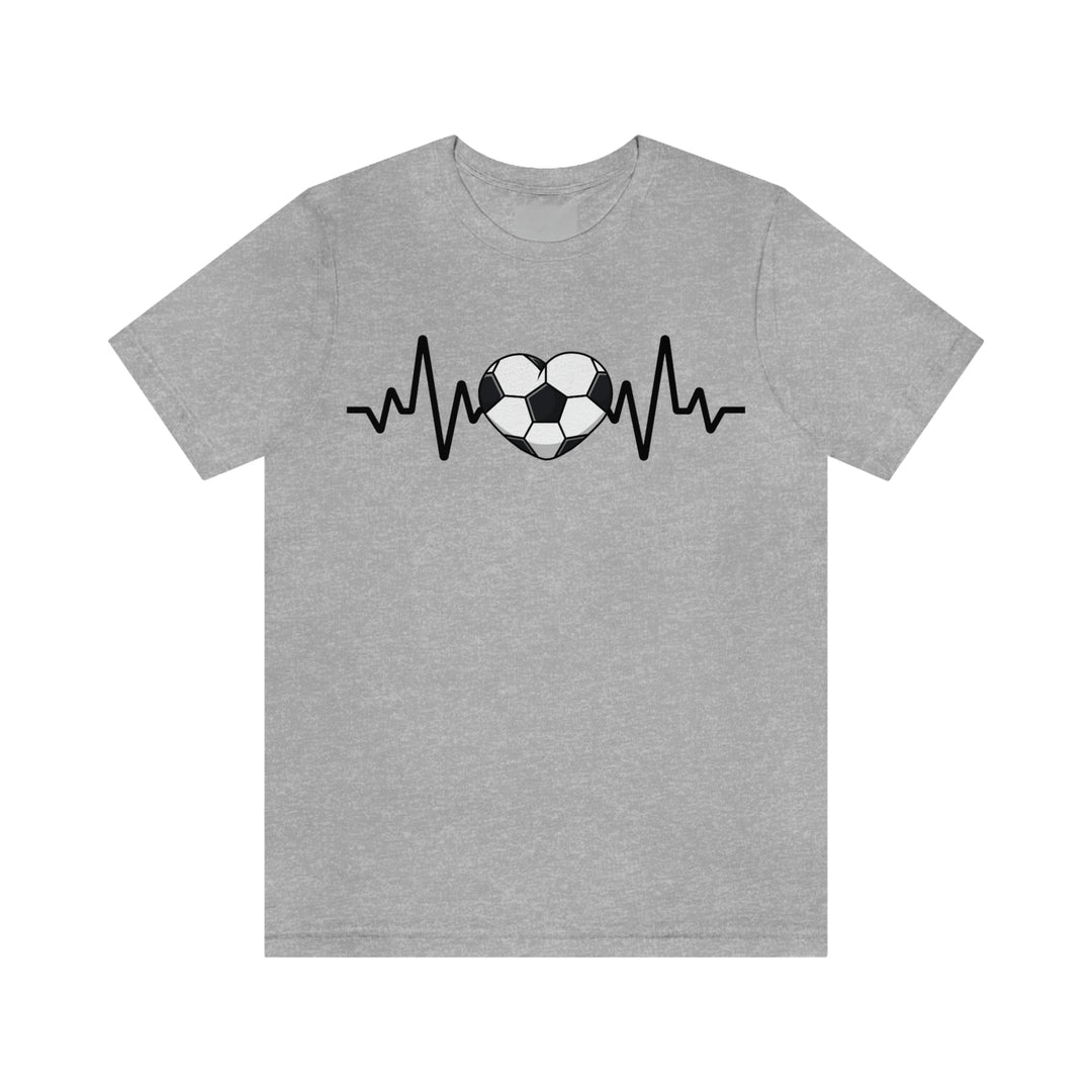 Heartbeat of Soccer Jersey Short Sleeve Tee