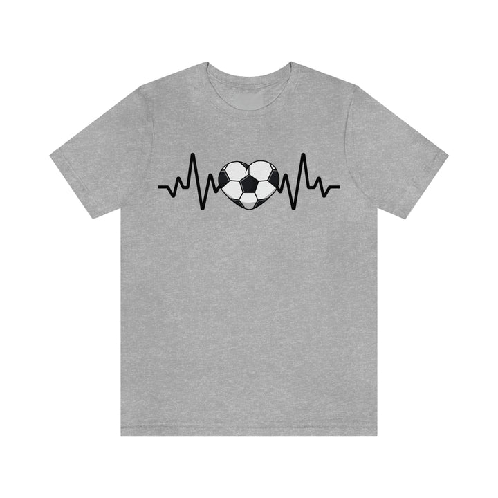 Heartbeat of Soccer Jersey Short Sleeve Tee