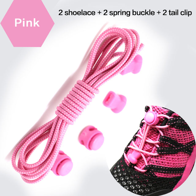 1Pair Elastic No Tie ShoeLaces