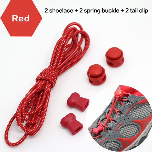 1Pair Elastic No Tie ShoeLaces