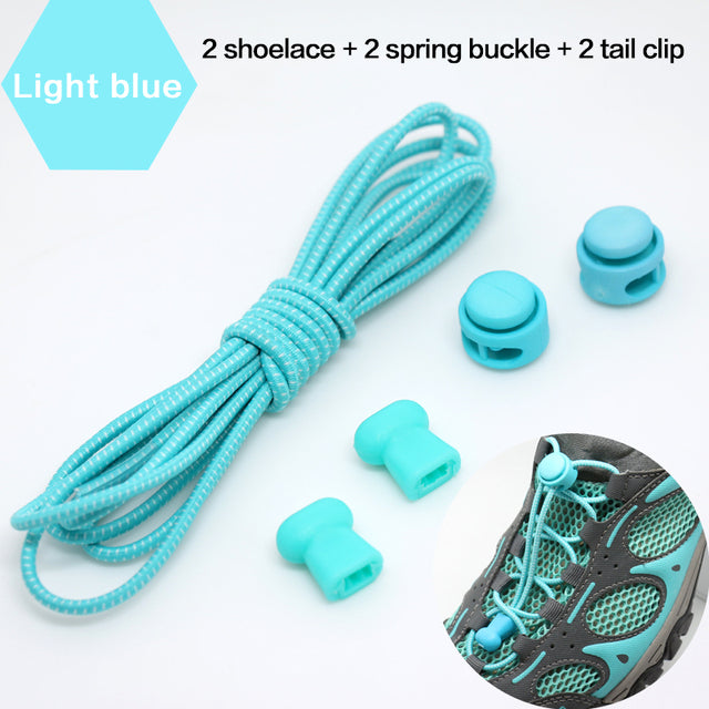 1Pair Elastic No Tie ShoeLaces