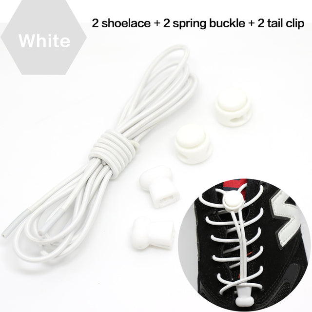 1Pair Elastic No Tie ShoeLaces