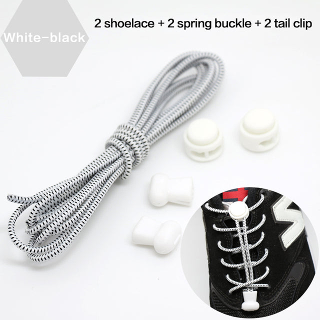 1Pair Elastic No Tie ShoeLaces