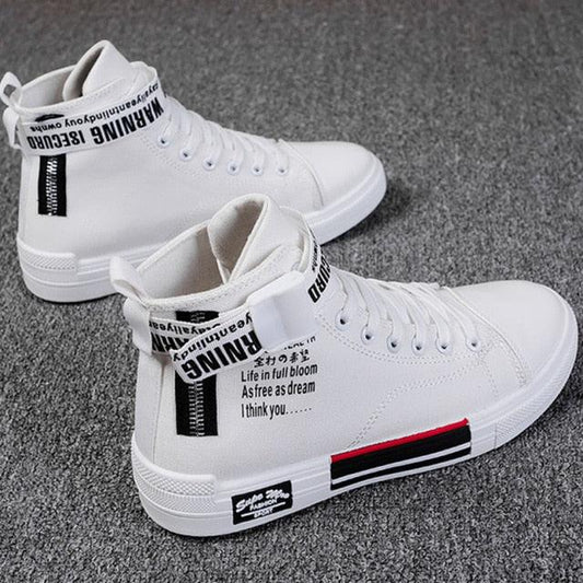 HipHop High-top Canvas Sneakers - Liam's Kicks