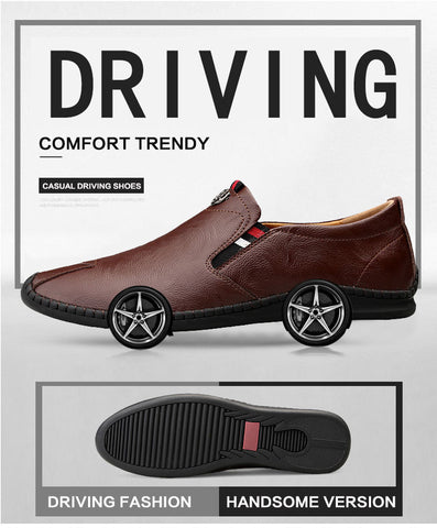 Men Flats Driving Shoes