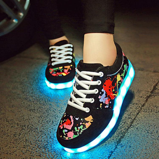Glowing Breathable Sneakers - Liam's Kicks